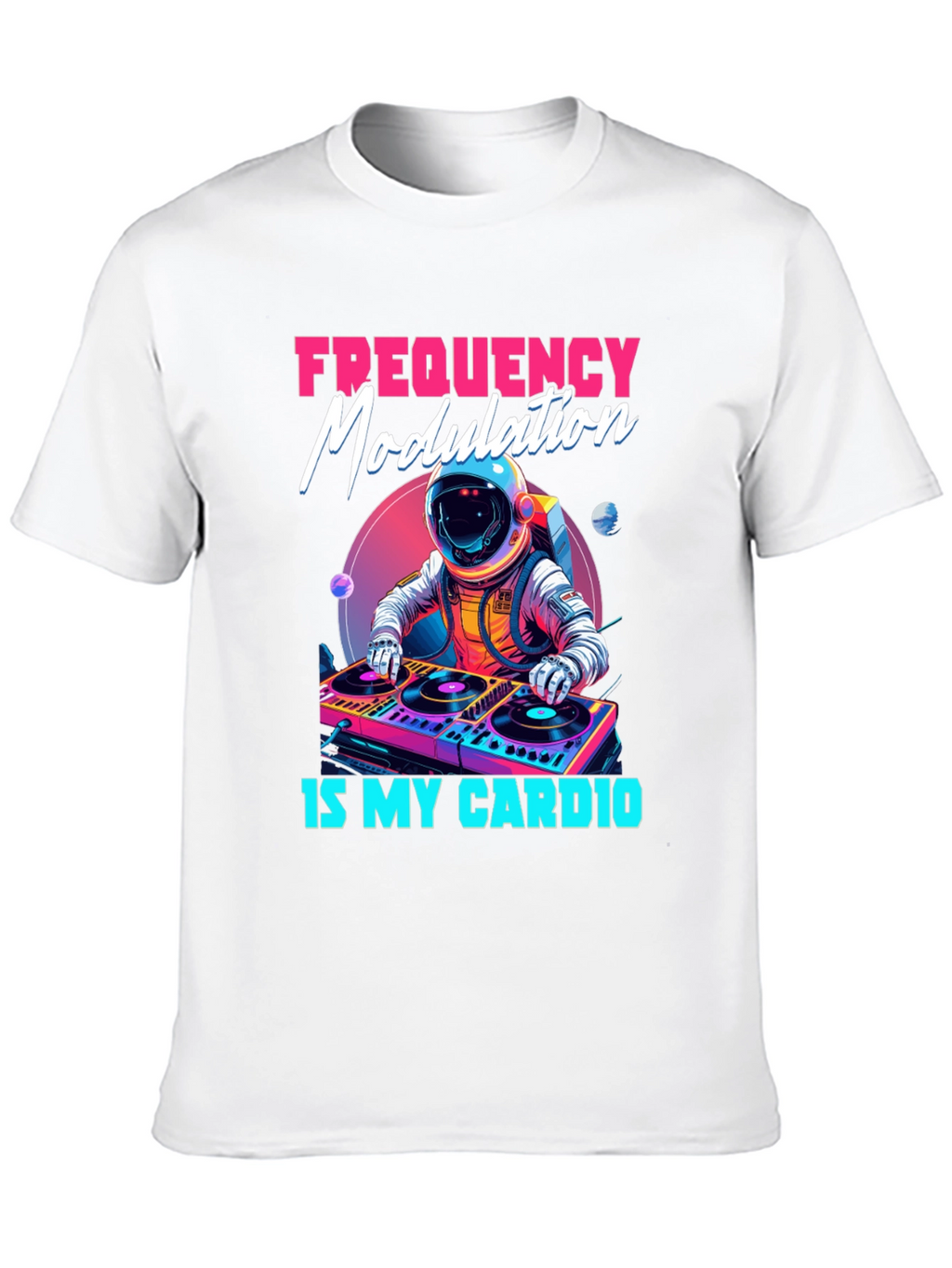 Frequency Modulation DJ Astronaut T-Shirt