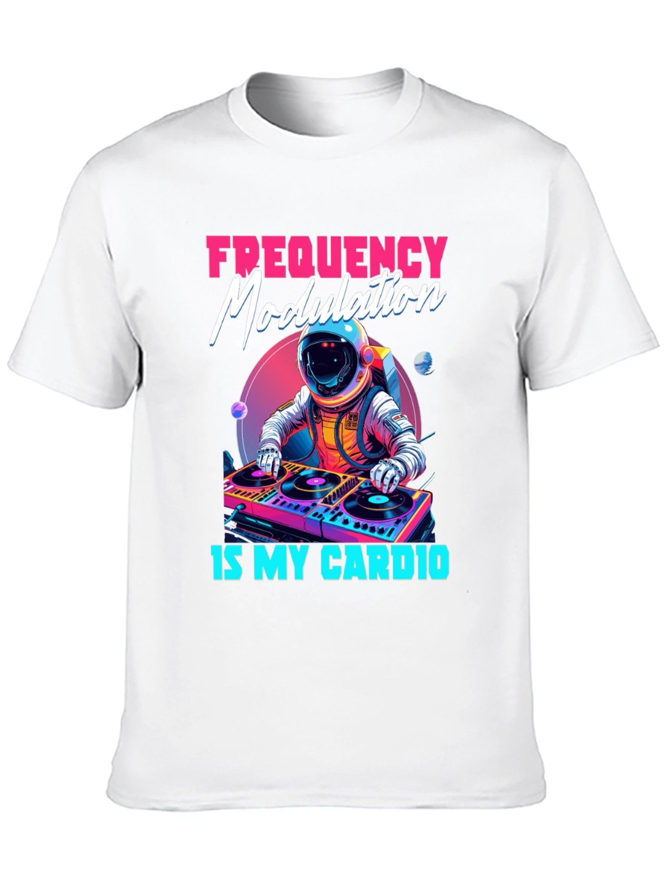 Frequency Modulation DJ Astronaut T-Shirt