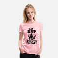 Eat Sleep Space Travel Repeat - Funny Space Ship P