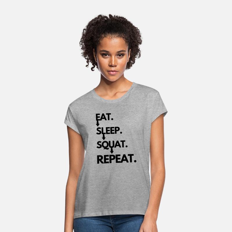 Eat Sleep Squat Repeat, motivational squats quotes