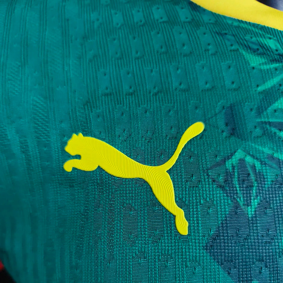 2026/27 Senegal Away Green Player Version Soccer Jersey Detail 4