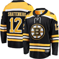 Men's Boston Bruins Kevin Shattenkirk #12 Black Replica Player Jerseys