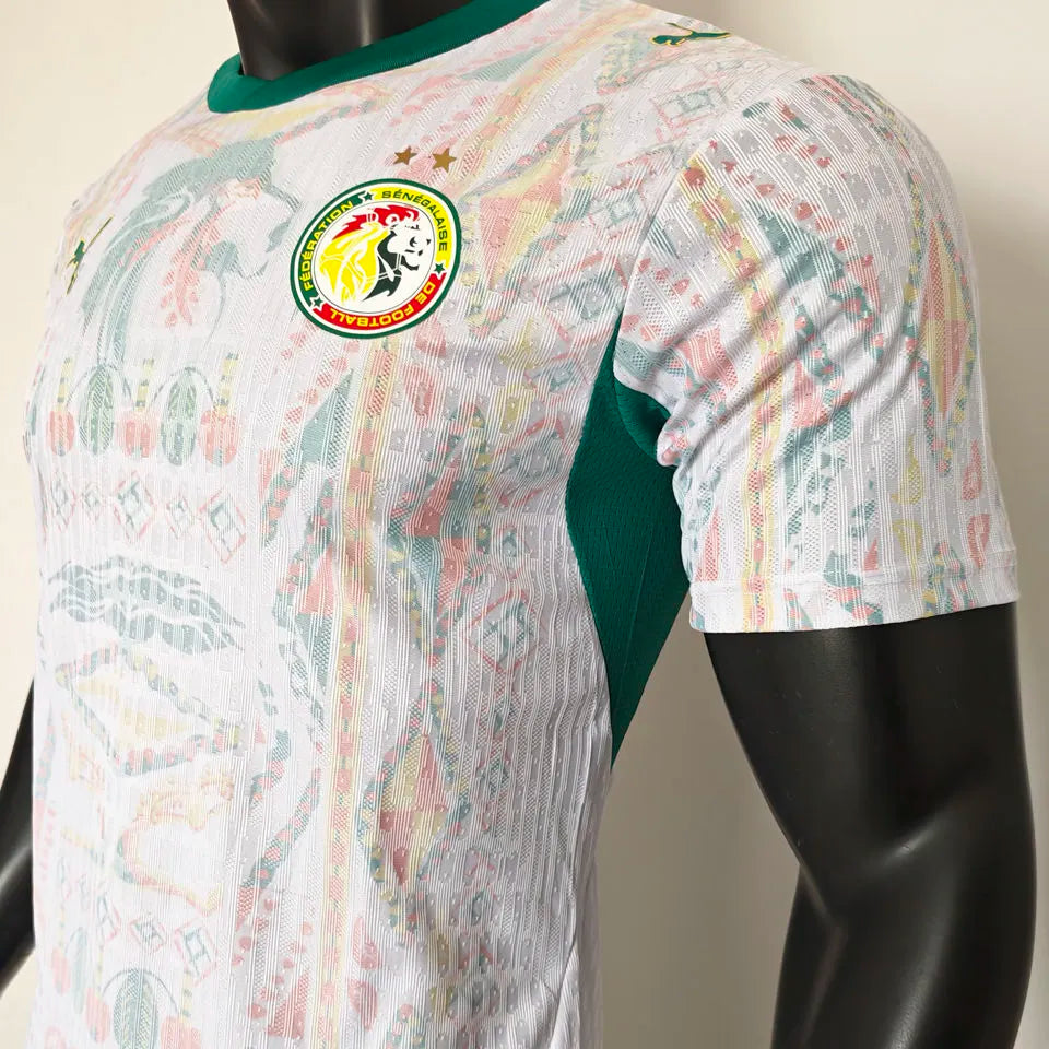 2026/27 Senegal Home White Player Version Soccer Jersey 2 星 Detail 2