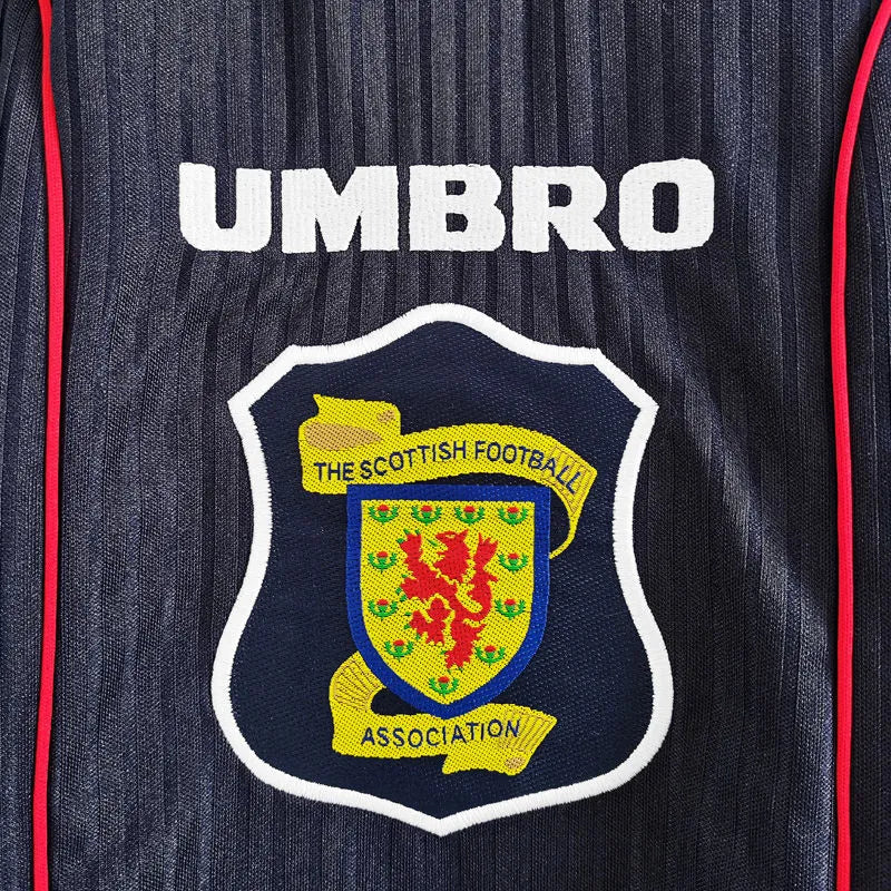 1996/1998 Scotland Home Retro Soccer Jersey Detail 2
