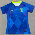 2025/26 Brazil Away Blue Women Soccer Jersey 女 Front