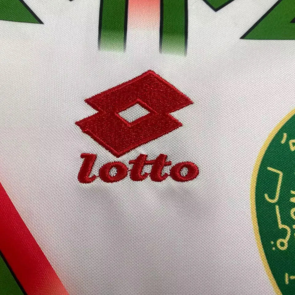 1994/1995 Morocco Third Retro Long Sleeve Soccer Jersey Detail 3