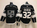 Men's Los Angeles Kings Jonathan Quick #32 Black Home Breakaway Jerseys