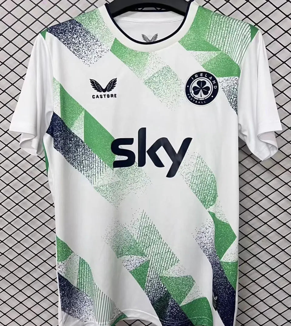 2026/27 Ireland Away White Fans Soccer Jersey Front