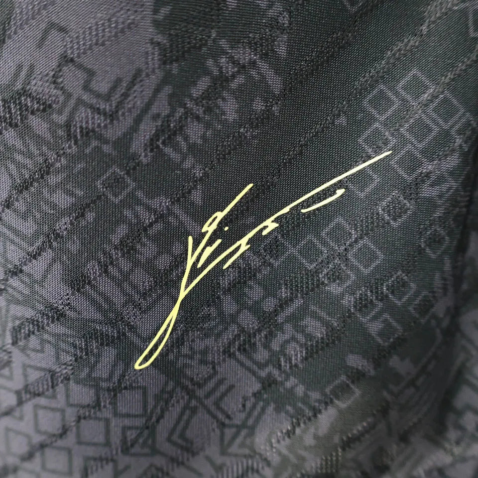 2024 Argentina Black Special Edition Player Version Jersey Detail 4