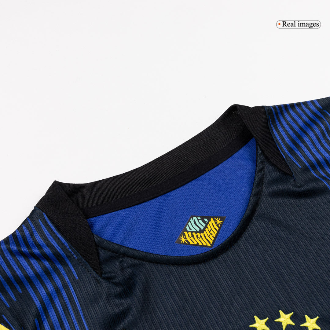 Brazil Away Soccer Jersey World Cup 2026 Navy Image 4