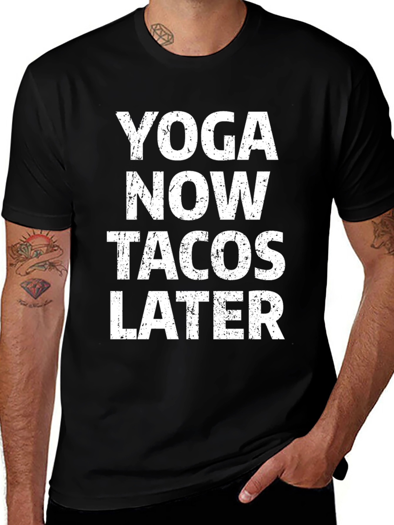 Yoga Now Tacos Later Graphic Tee
