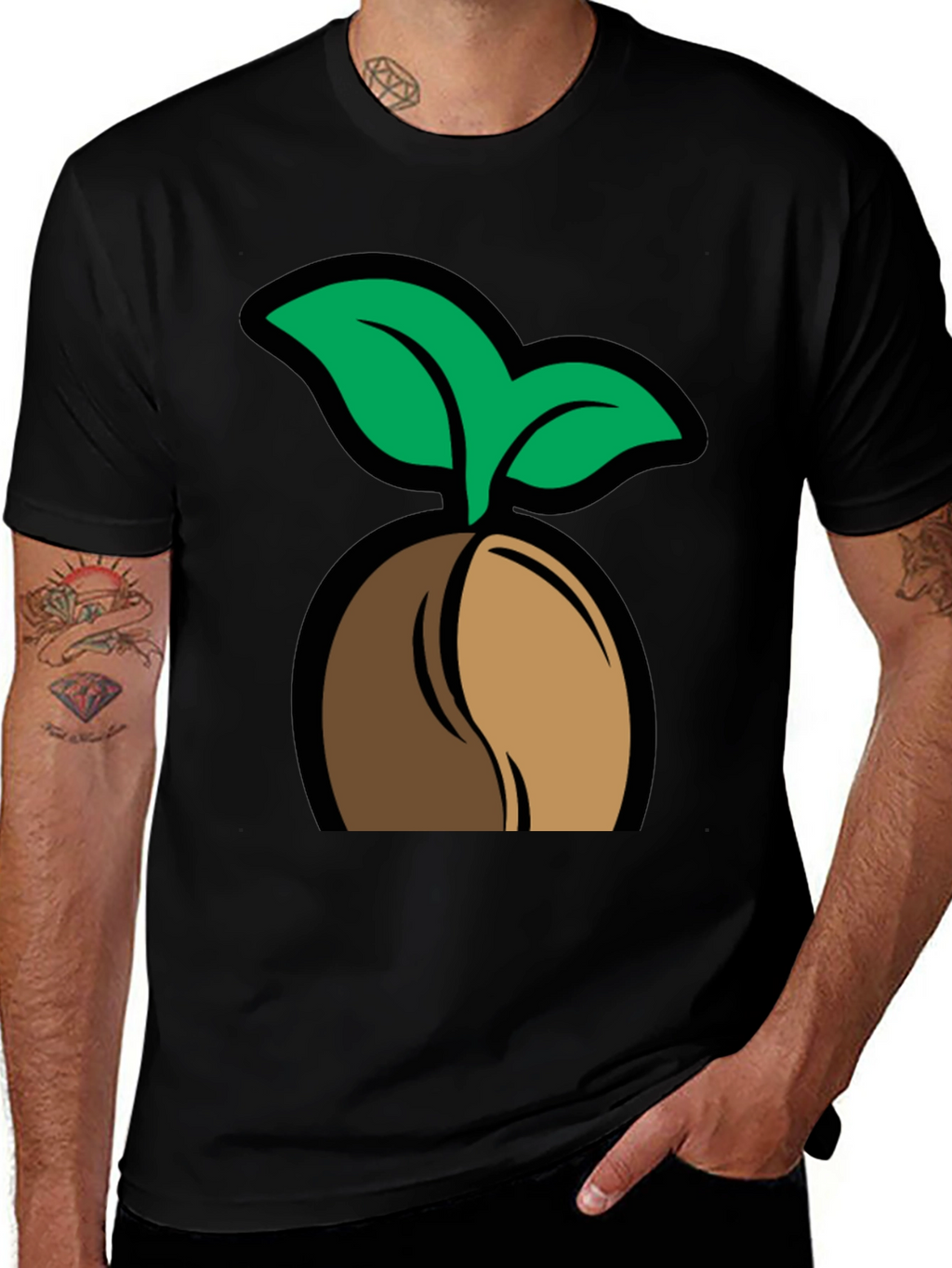 Sprout Seed Graphic Tee - Organic Style