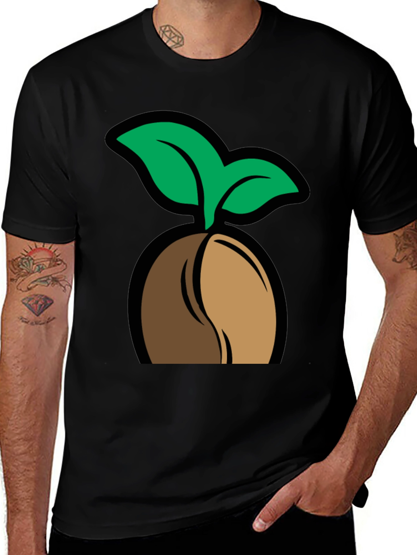 Sprout Seed Graphic Tee - Organic Style