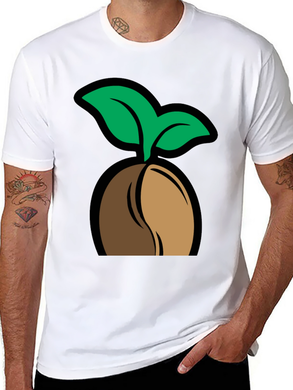 Sprout Seed Graphic Tee - Organic Style