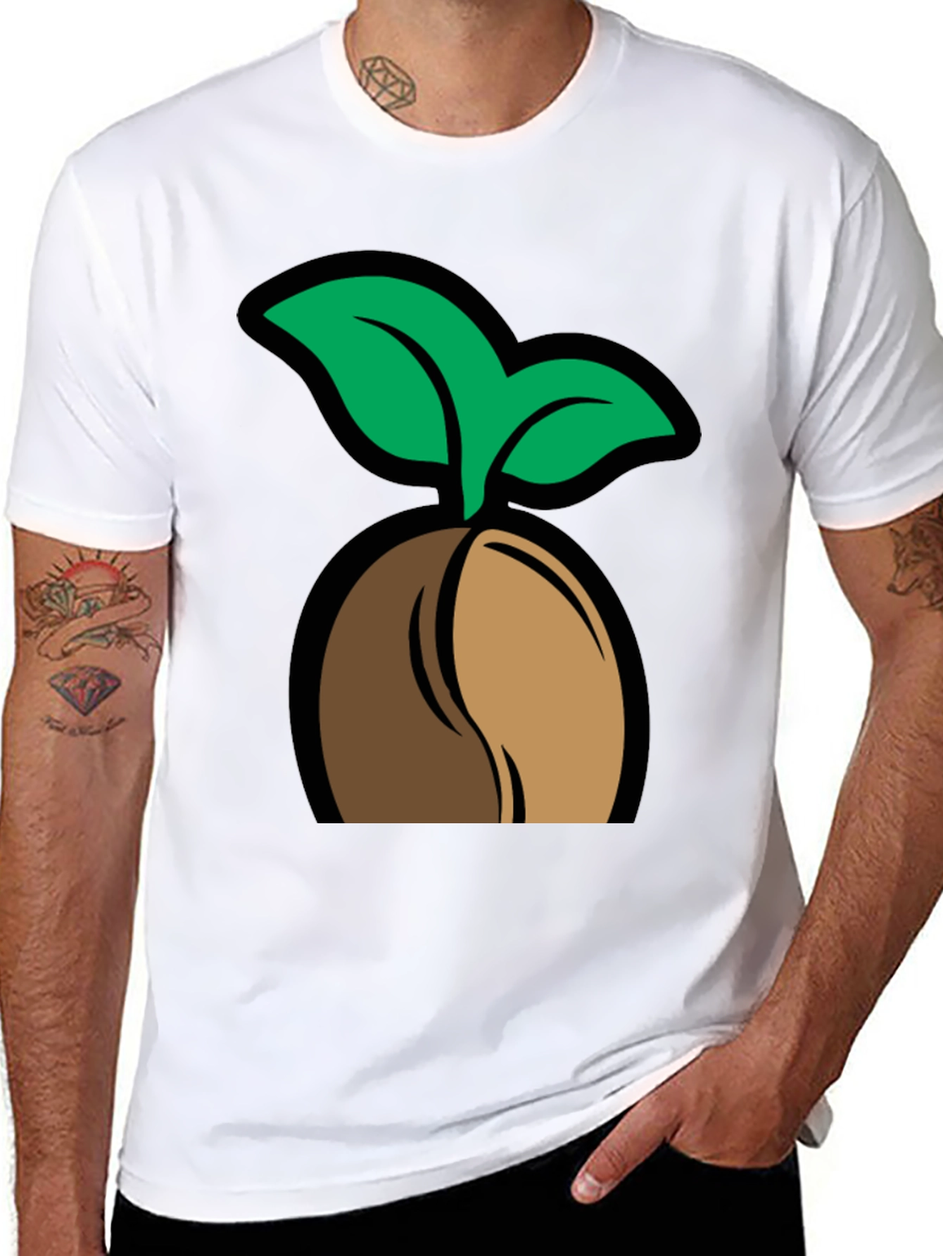 Sprout Seed Graphic Tee - Organic Style
