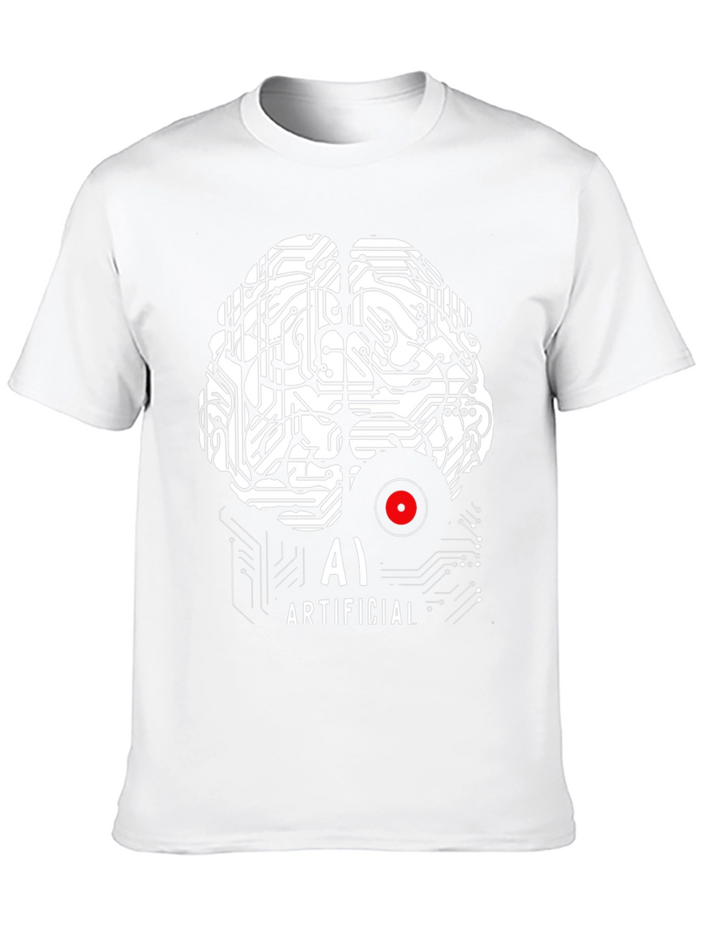 AI Brain T-Shirt - Artificial Intelligence Design