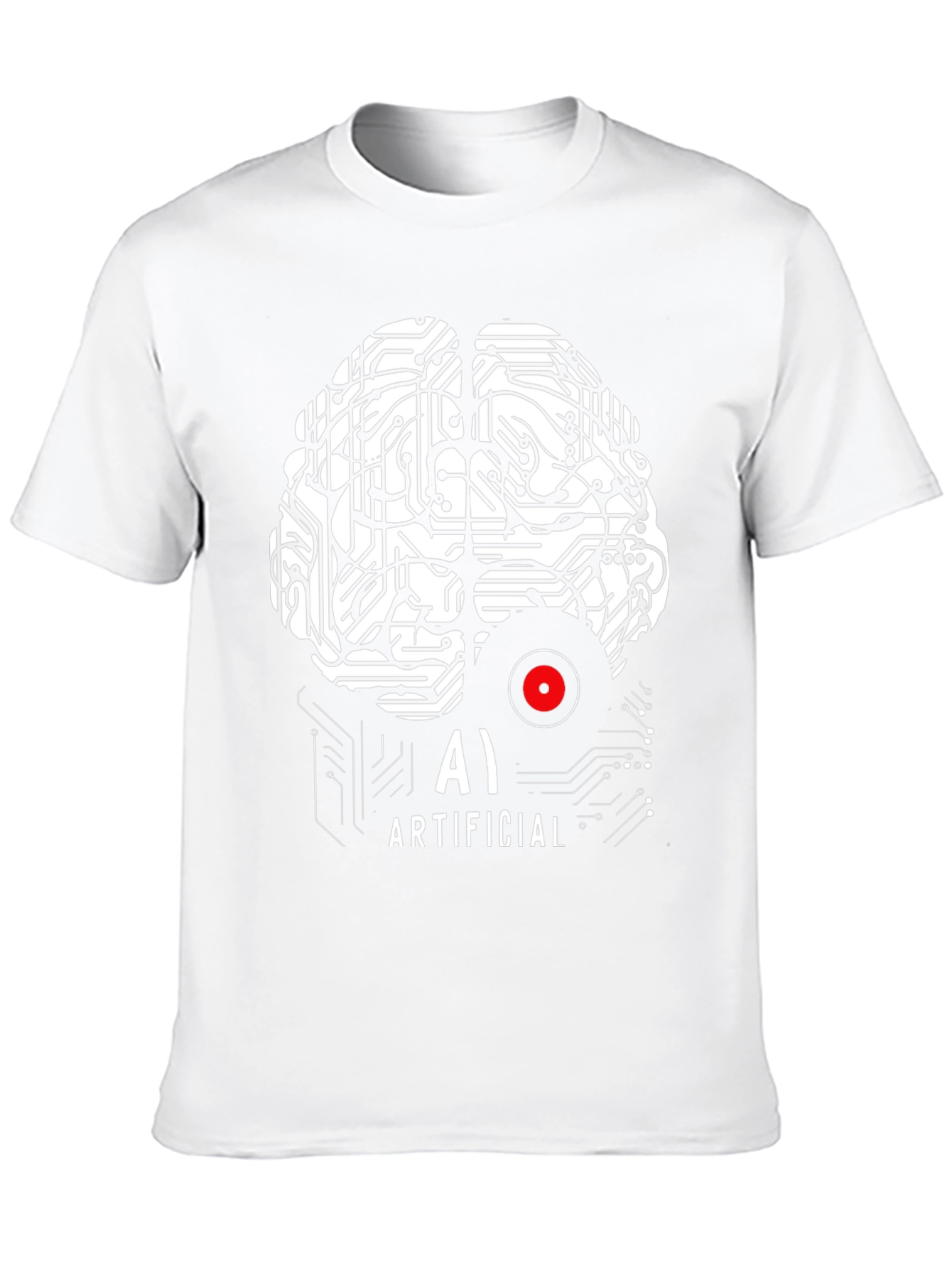 AI Brain T-Shirt - Artificial Intelligence Design