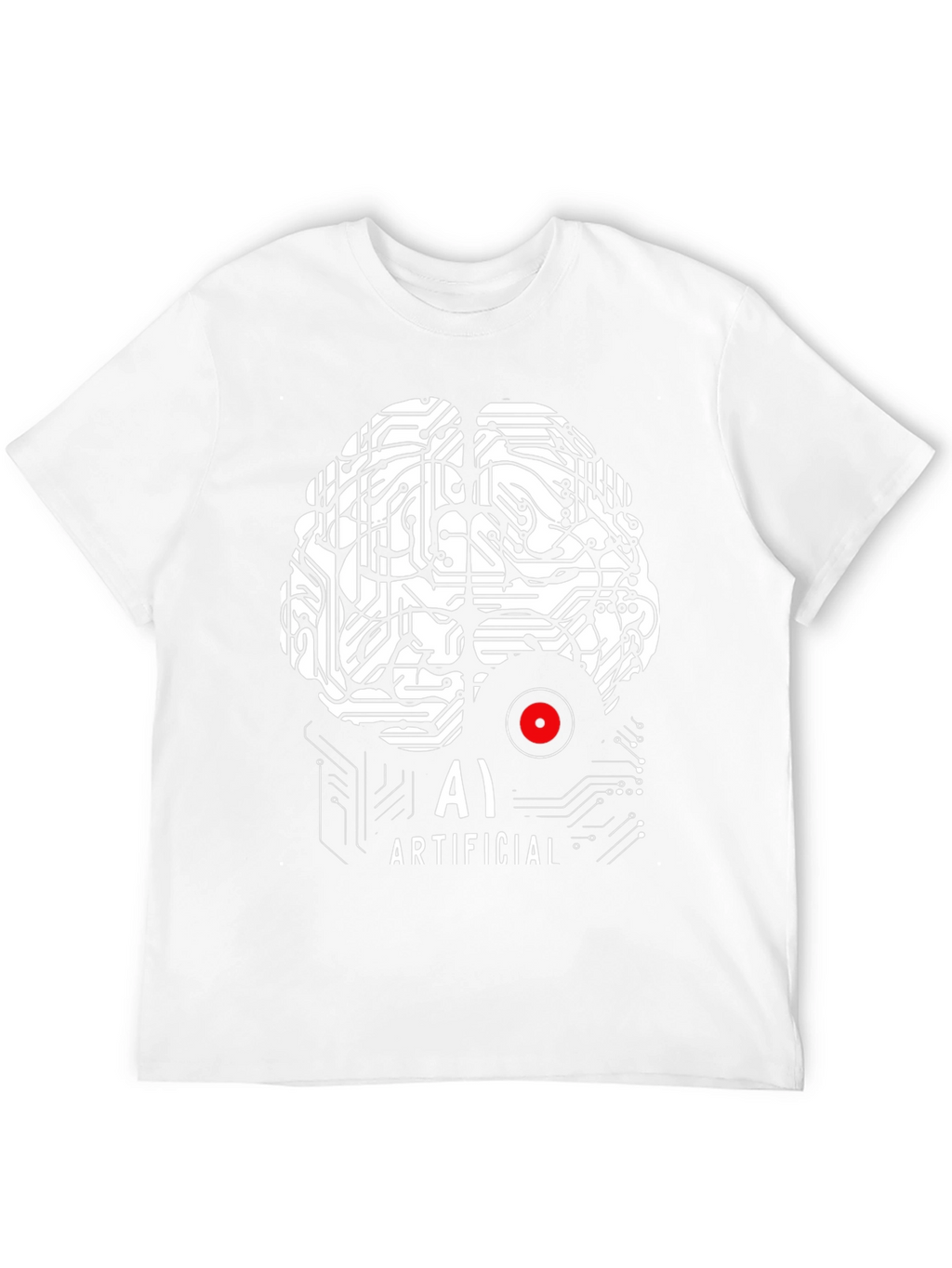 AI Brain T-Shirt - Artificial Intelligence Design
