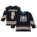 Men's Washington Capitals Alexander Ovechkin Mitchell #8 Ness Black 2005/06 Blue Line Player Jerseys