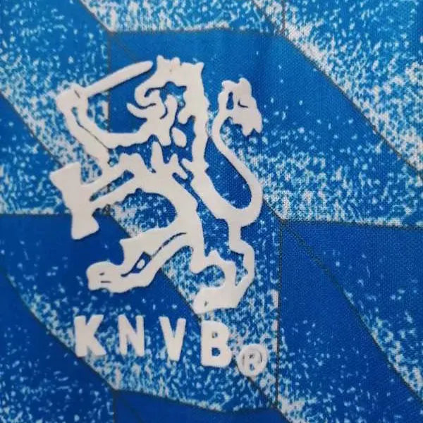 1988 NL Away Blue Retro Jersey Detail 3