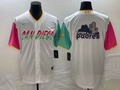 Men's San Diego Padres White City Connect Replica Team Jerseys