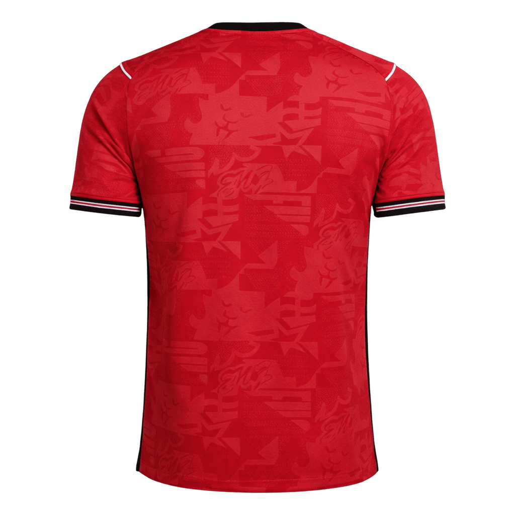 England Away Soccer Jersey World Cup 2026 Red Back