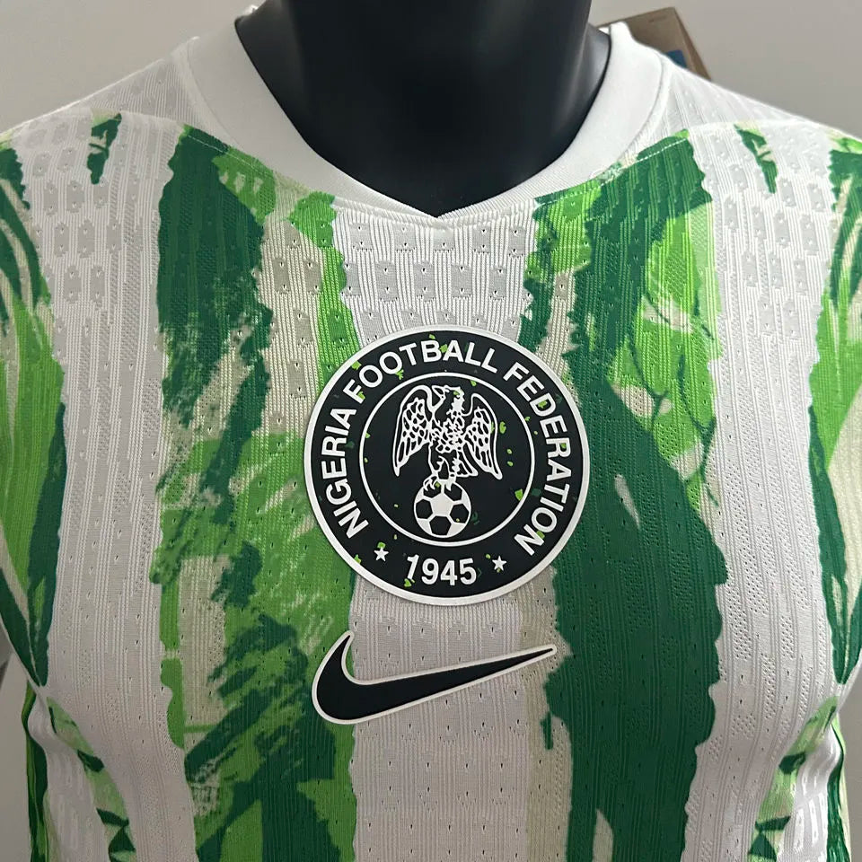 2025/26 Nigeria Home Player Version Soccer Jersey Detail 2