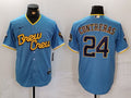 Men's Milwaukee Brewers William Contreras #24 Powder Blue City Connect Limited Player Jerseys