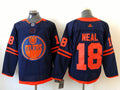 Men's Edmonton Oilers James Neal #18 Navy Breakaway Player Jerseys