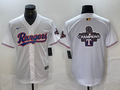 Men's Texas Rangers White 2024 Gold Collection Player Jerseys
