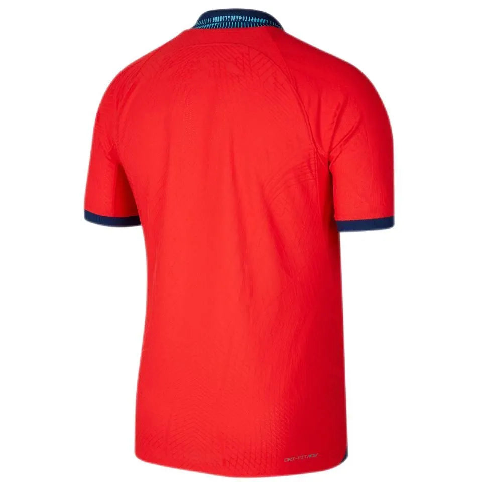 2022/23 England 1:1 Quality Away Red Fans Soccer Jersey Detail 4