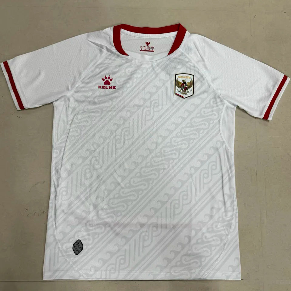 2026/27 Indonesia Away White Fans Soccer Jersey Front