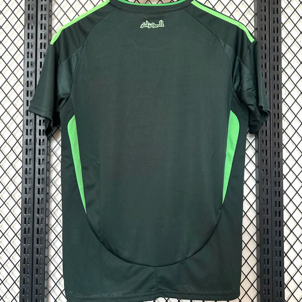 2025 Algeria Third Green Fans Soccer Jersey Back