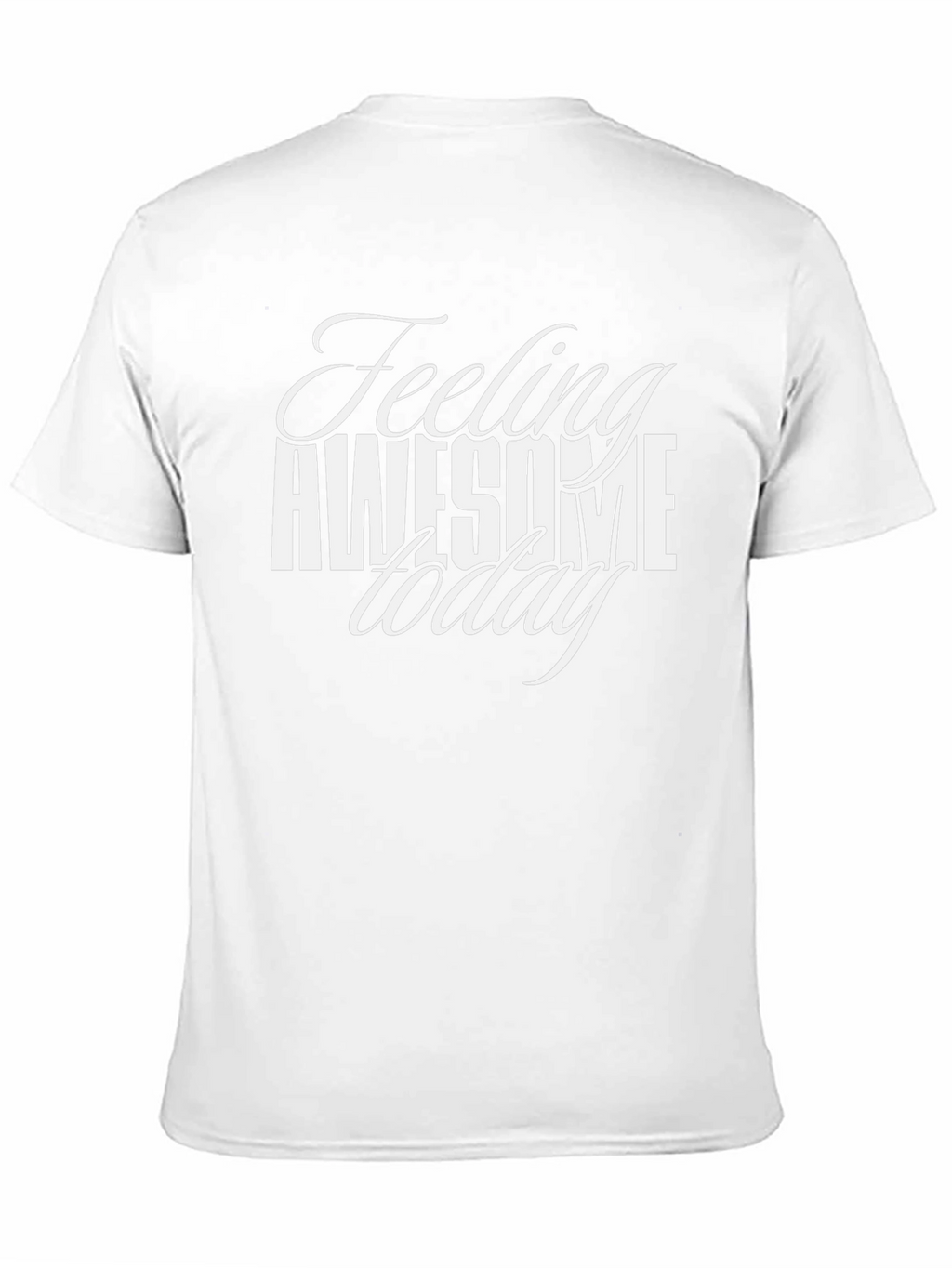 Feeling Awesome Today Black T-Shirt