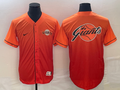 Men's San Francisco Giants Orange Alternate Replica Team Jerseys