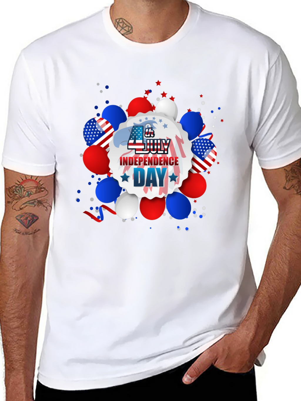 Independence Day T-Shirt - Patriotic 4th of July Design