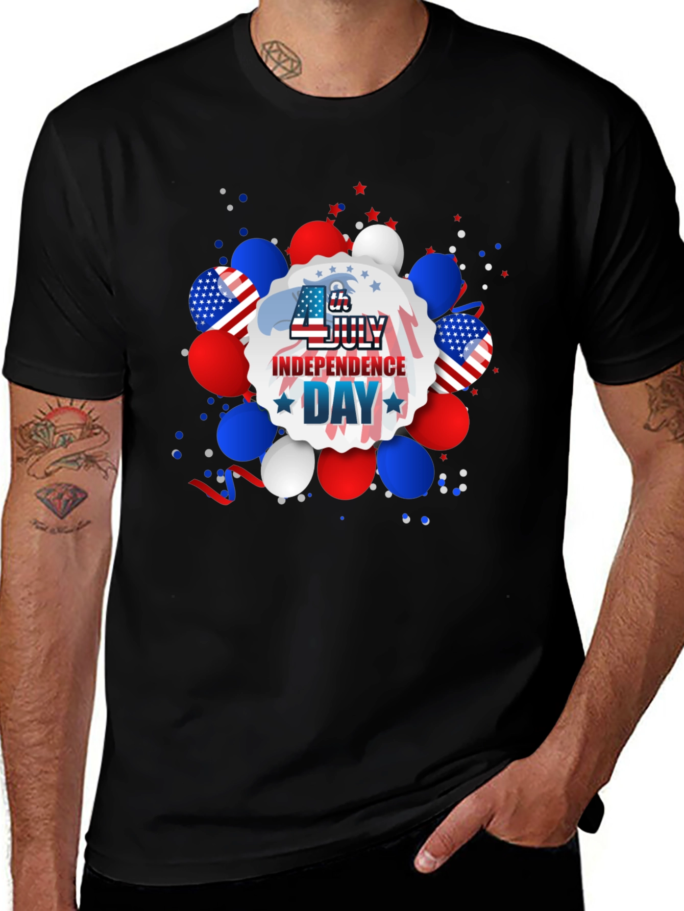 Independence Day T-Shirt - Patriotic 4th of July Design