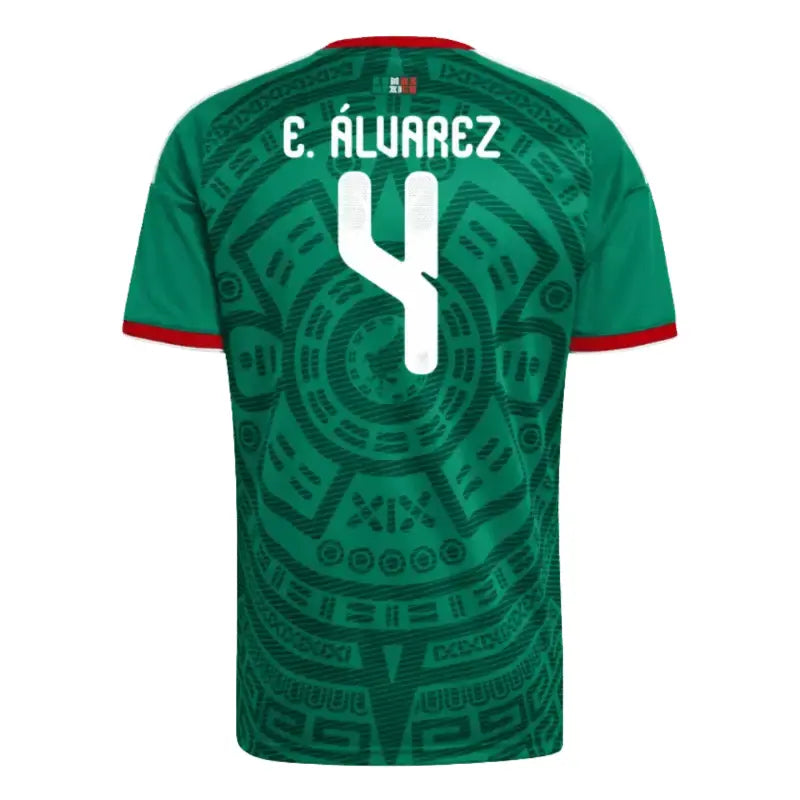Edson Alvarez 2026 Mexico Home Jersey Back