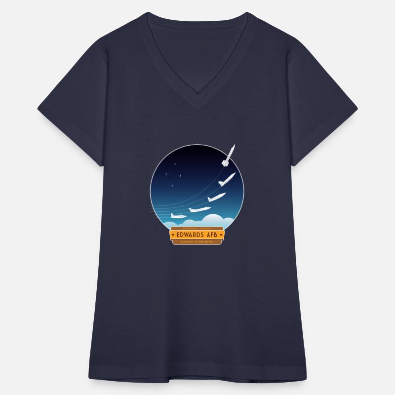 Edwards Air Force Base - yellow and brown logo