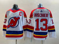 Men's New Jerseys Devils Nico Hischier #13 White Player Game Jerseys