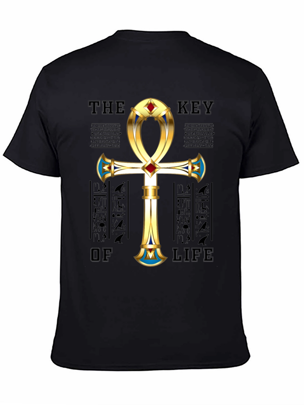 Egyptian Ankh Key of Life Graphic T-Shirt