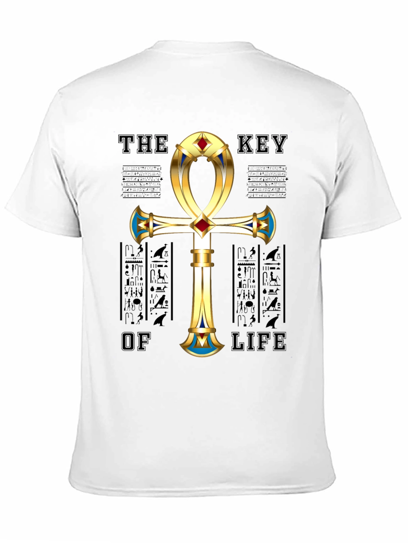 Egyptian Ankh Key of Life Graphic T-Shirt