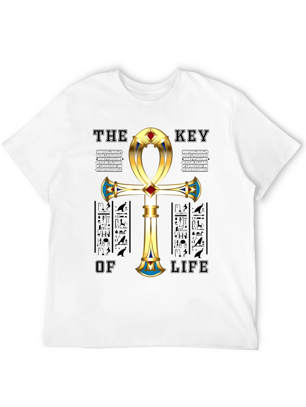 Egyptian Ankh Key of Life Graphic T-Shirt