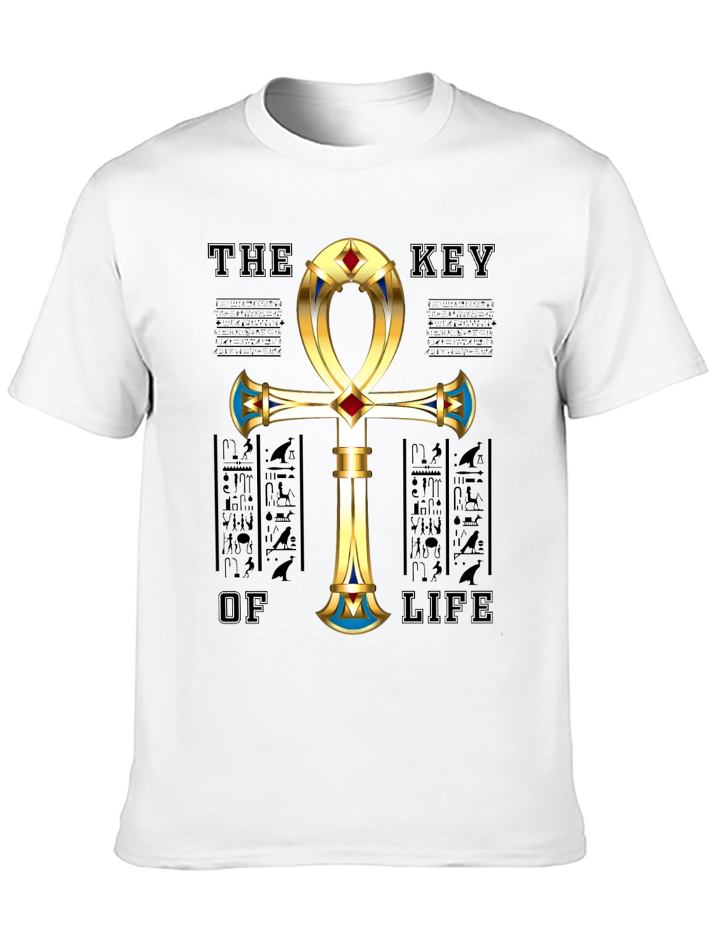 Egyptian Ankh Key of Life Graphic T-Shirt