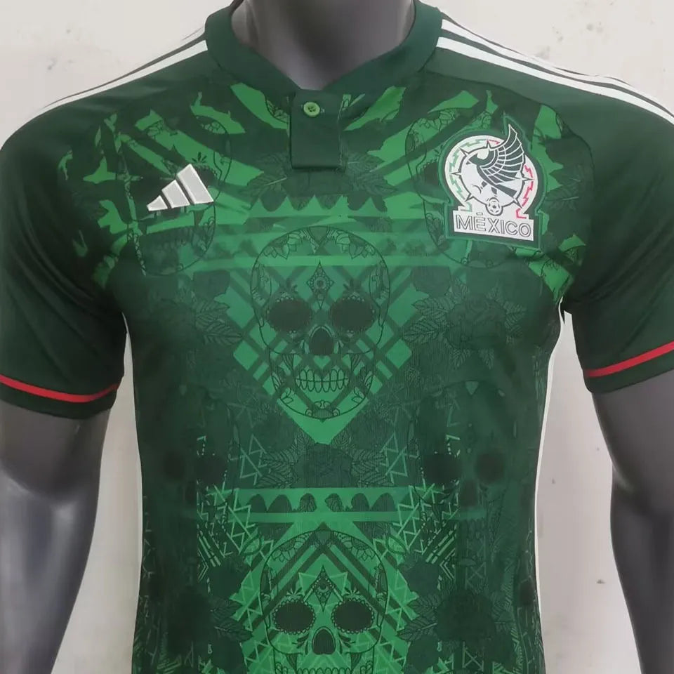 2024 Mexico Green Special Edition Fans Jersey Detail 1