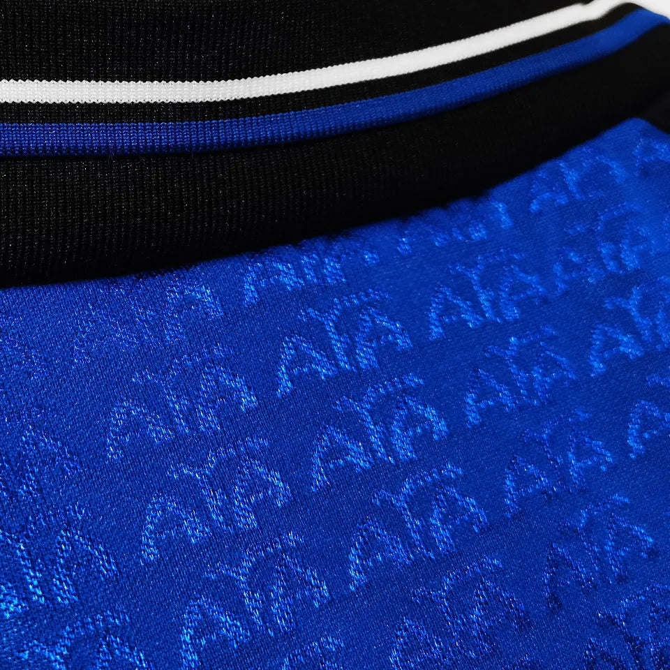 1994 Argentina Away Blue Retro Soccer Jersey Detail 3