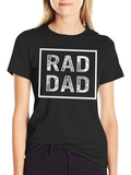Rad Dad Graphic Tee - Cool Fathers Day Gift
