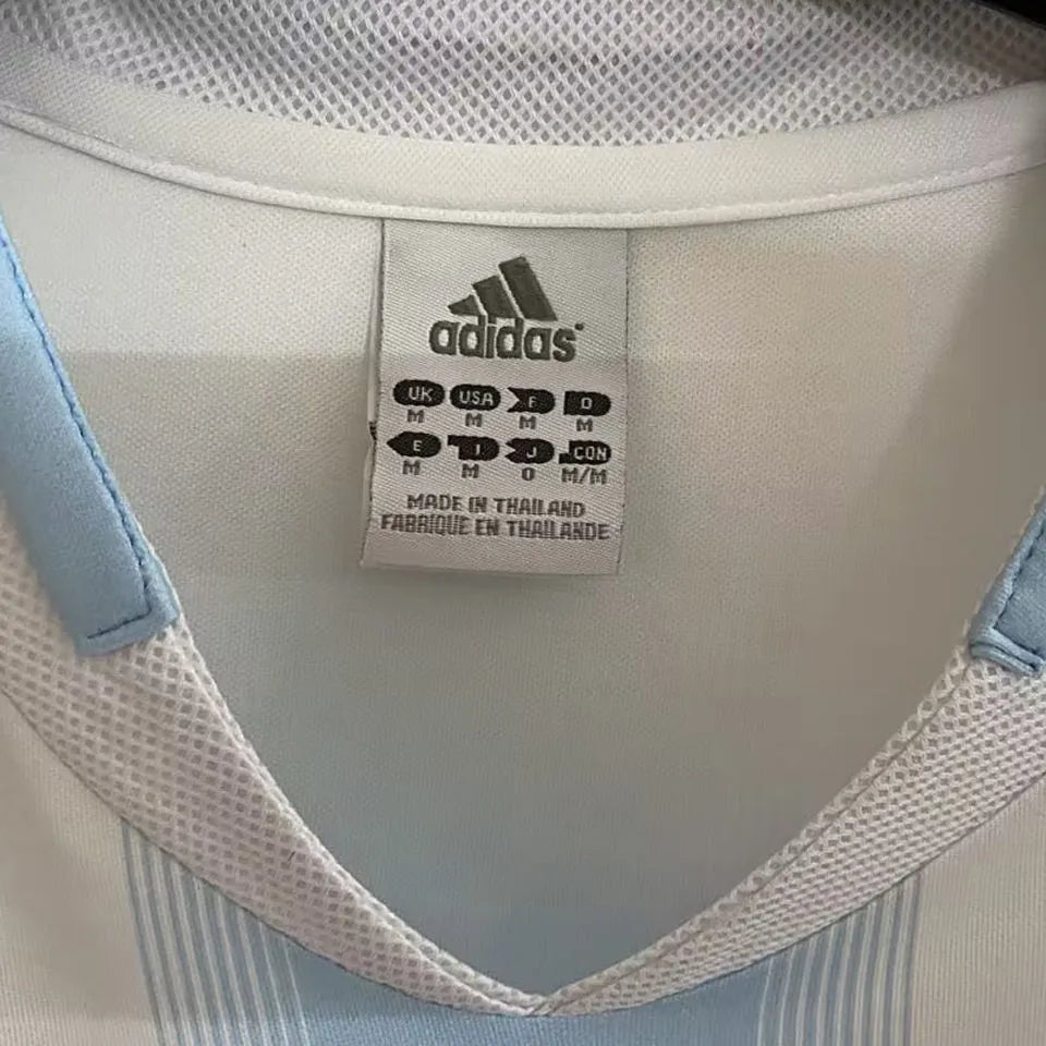 2004/05 Argentina Home Retro Soccer Jersey Detail 1