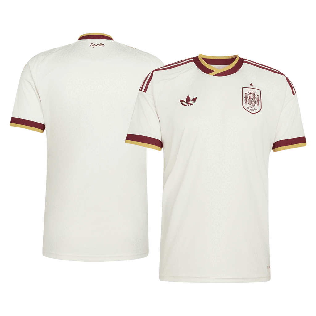 Spain Away Soccer Jersey World Cup 2026 White Image 3