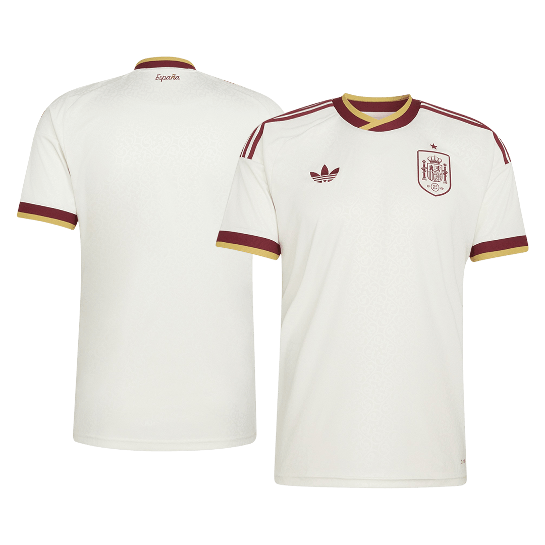 Spain Away Soccer Jersey World Cup 2026 White Image 3